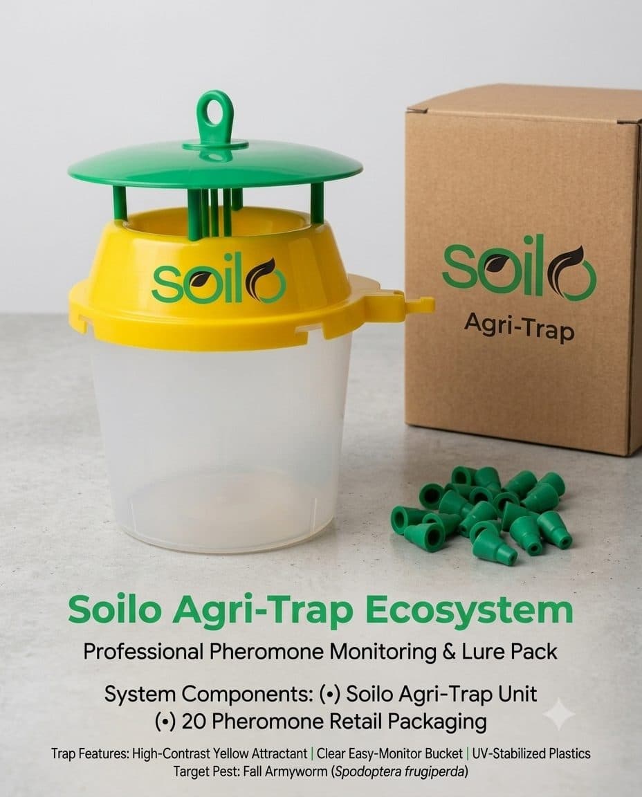 Soilo Agri-Trap with box and pheromone lure caps