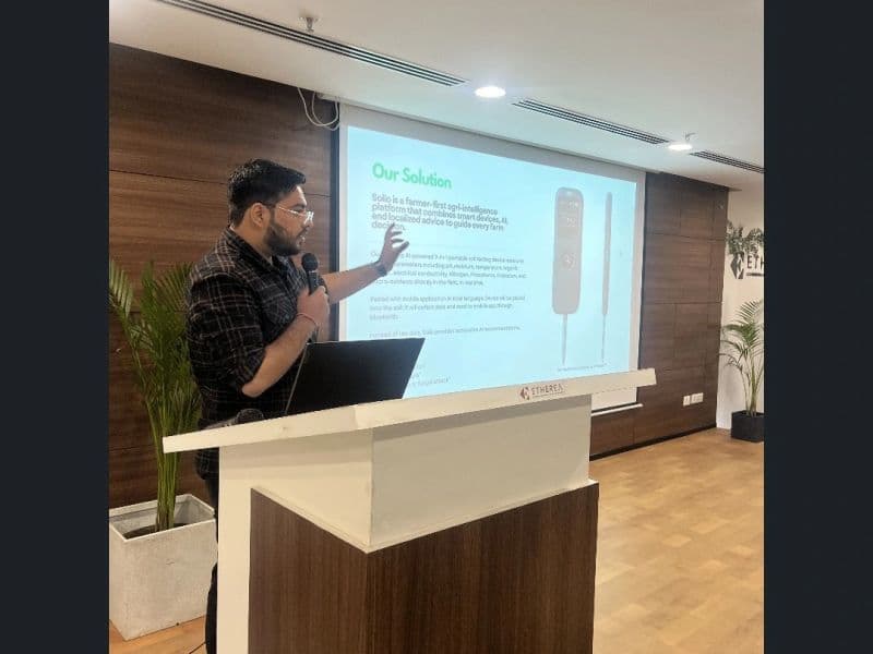 A Soilo presentation during the March 2026 pitching session