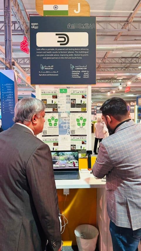 A product conversation at the BIBAN exhibition