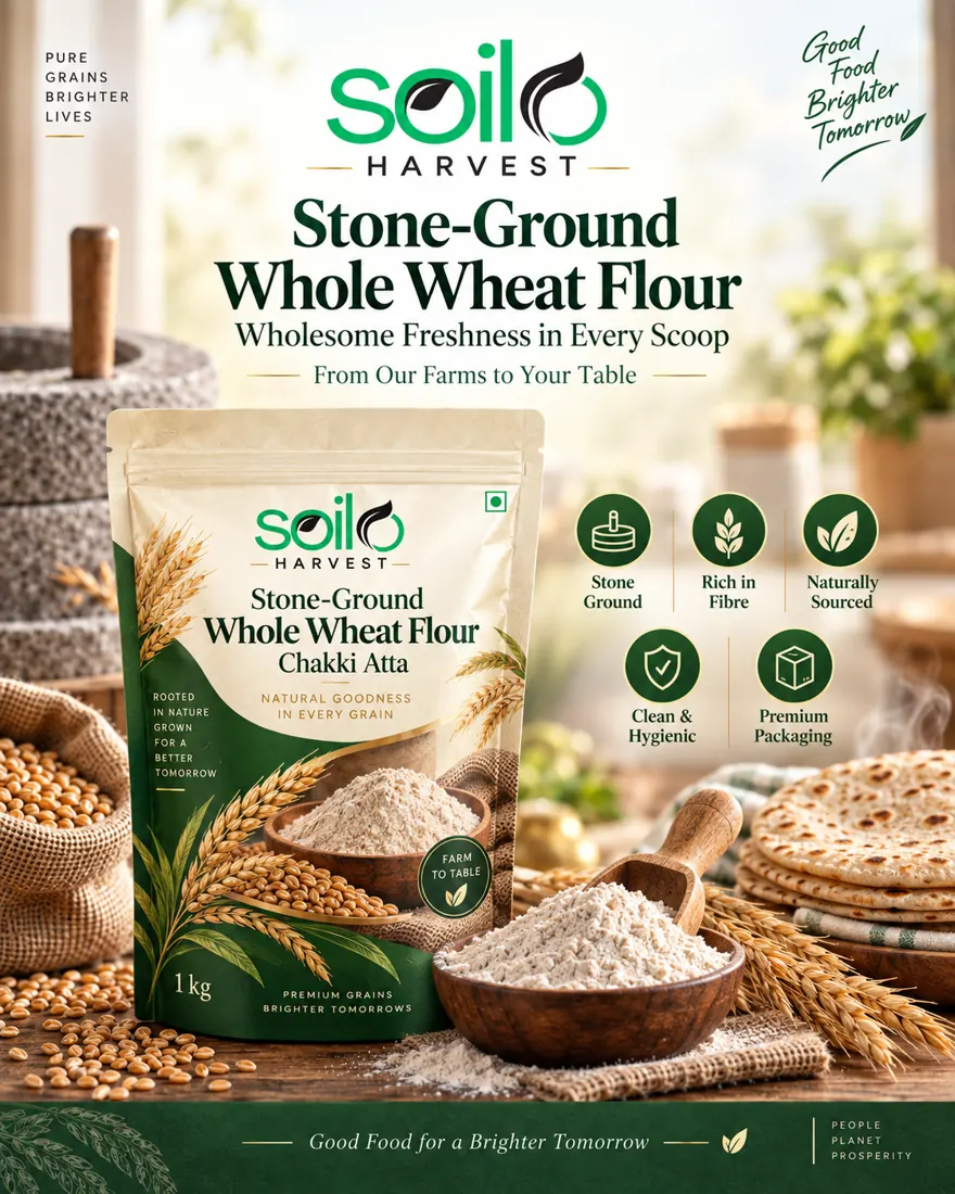 Soilo stone-ground whole wheat flour